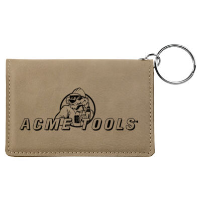 Acme Tools - Laserable Leatherette Keychain/ID Holder Thumbnail